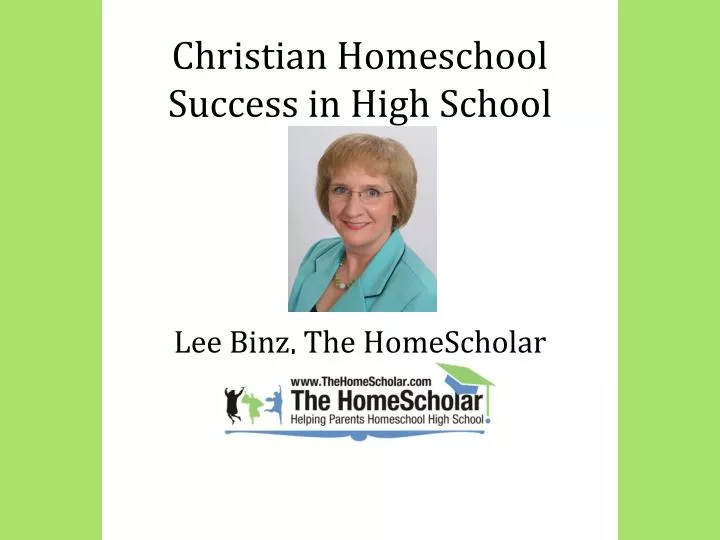 christian homeschool success in high school