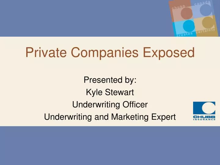 private companies exposed