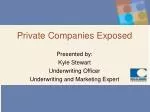 Protect Your Private Company: Understanding Liabilities - slide 1