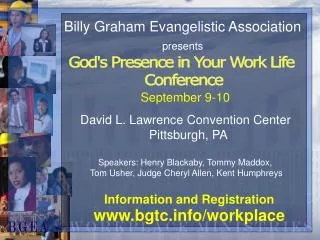 Billy Graham Evangelistic Association presents