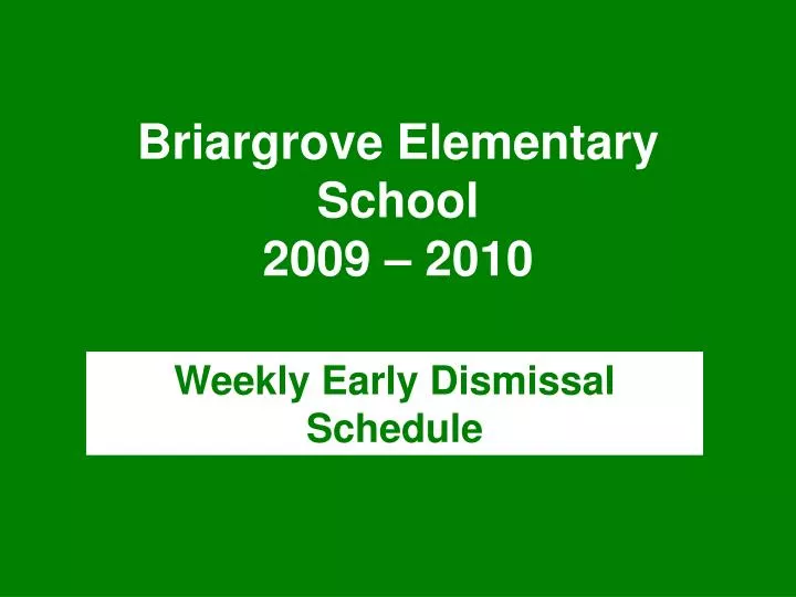 briargrove elementary school 2009 2010