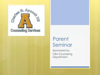 Parent Seminar