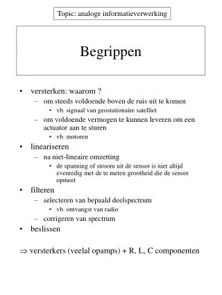begrippen