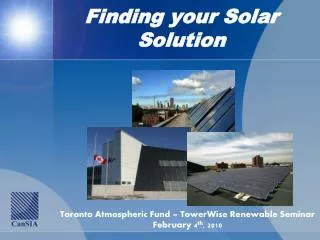 Finding your Solar Solution