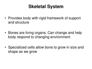 Skeletal System