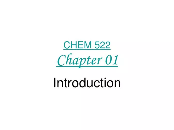 chem 522 chapter 01