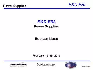 r d erl power supplies