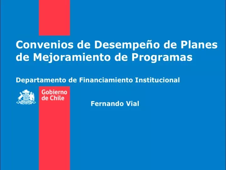 departamento de financiamiento institucional