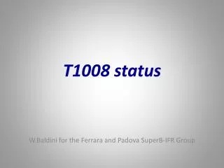 t1008 status