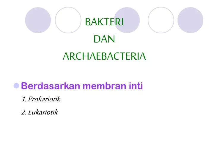 bakteri dan archaebacteria