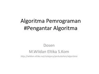 algoritma pemrograman pengantar algoritma