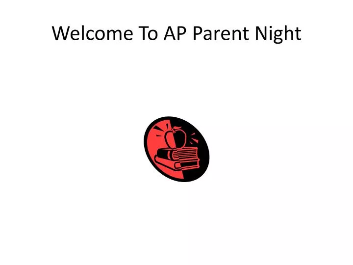 welcome to ap parent night