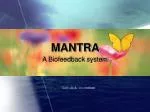 MANTRA - slide 1