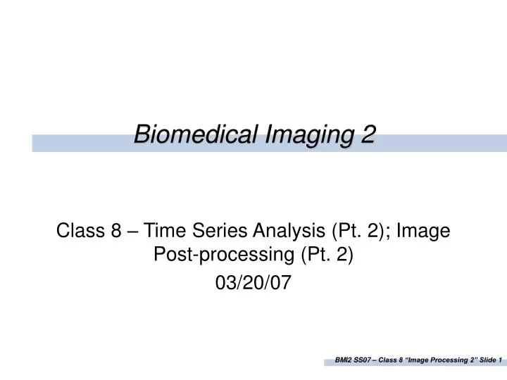 biomedical imaging 2