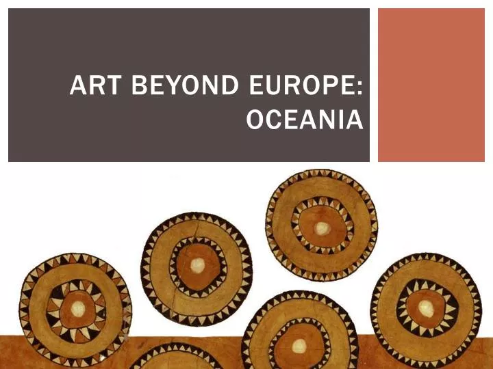 art beyond europe oceania