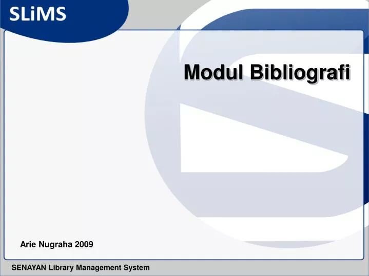 modul bibliografi