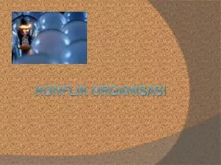 konflik organisasi