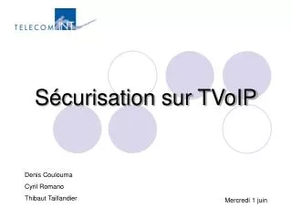 s curisation sur tvoip