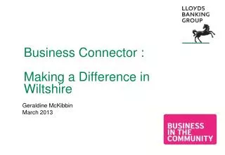 Business Connector : Making a Difference in Wiltshire