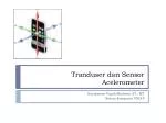 Tranduser dan Sensor Acelerometer - slide 1