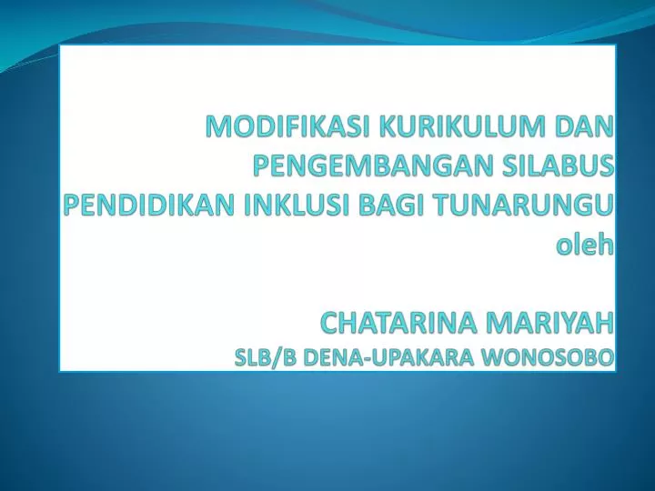 PPT - PENGERTIAN INKLUSI PowerPoint Presentation, Free Download - ID ...