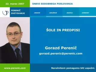 ole in predpisi