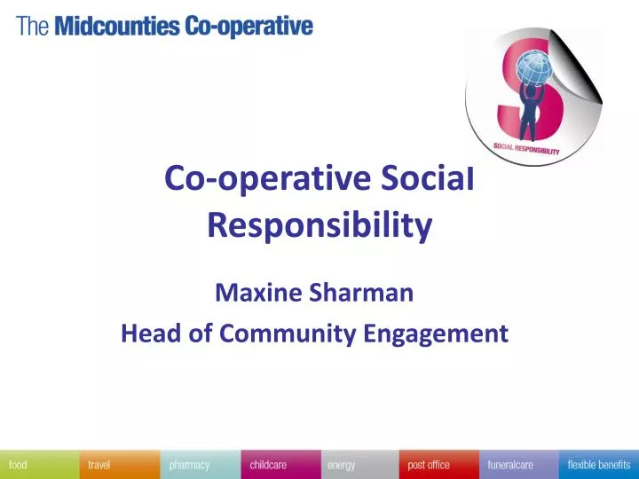co operative social responsibility