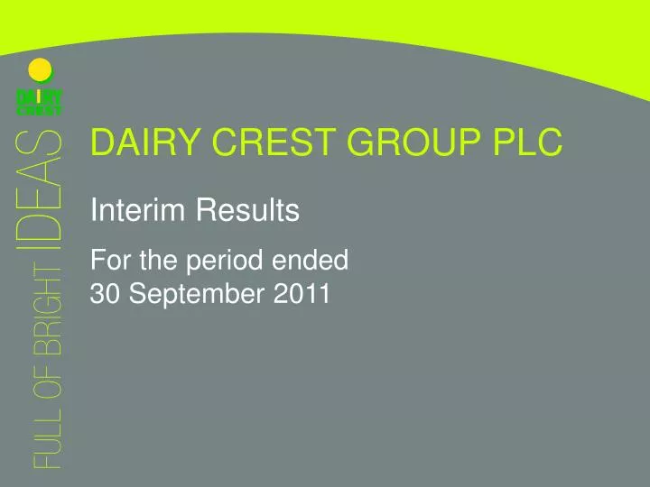 dairy crest group plc