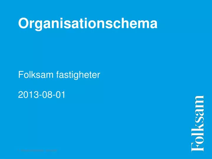 organisationschema