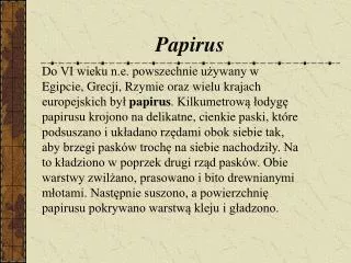 Papirus