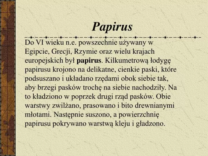 papirus