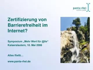 zertifizierung von barrierefreiheit im internet