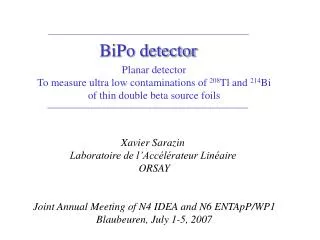 BiPo detector