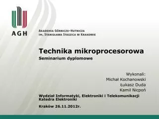technika mikroprocesorowa