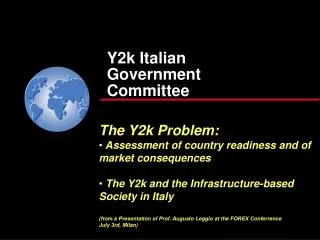 Y2k Italian Government Committee