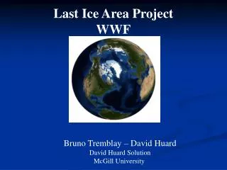 Last Ice Area Project WWF