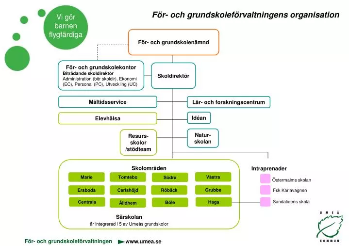 f r och grundskolef rvaltningens organisation