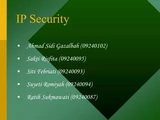 ip security