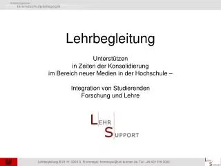 lehrbegleitung