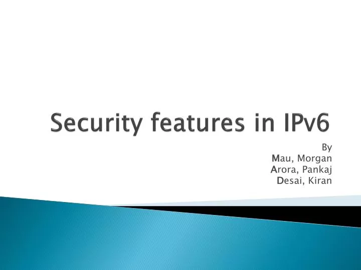 security features in ipv6