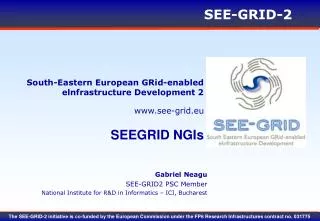 South-Eastern European GRid-enabled elnfrastructure Development 2