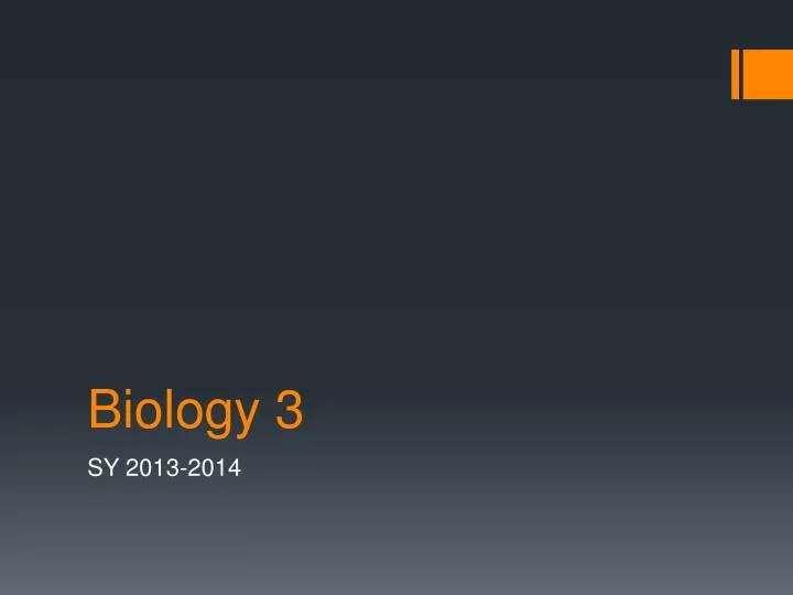 biology 3