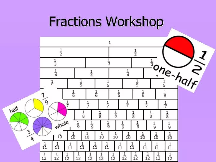 fractions workshop