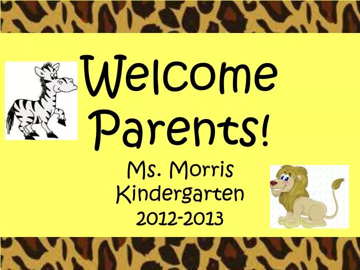 welcome parents