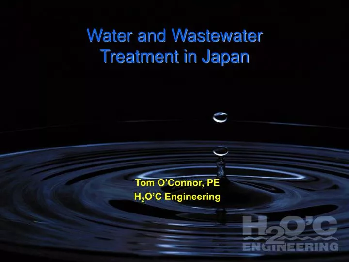 water and wastewater treatment in japan