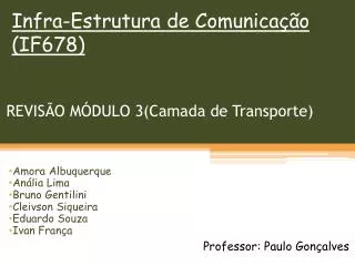 revis o m dulo 3 camada de transporte