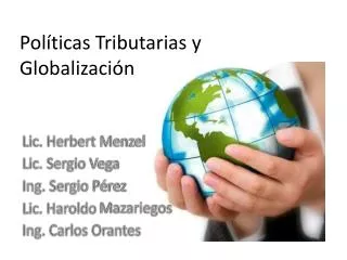 pol ticas tributarias y globalizaci n