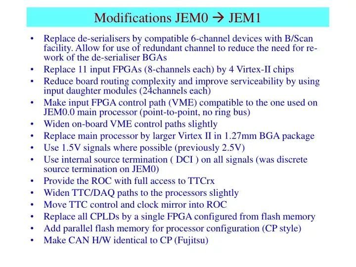 modifications jem0 jem1