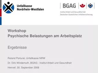 workshop psychische belastungen am arbeitsplatz