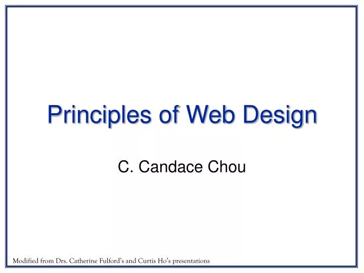 principles of web design